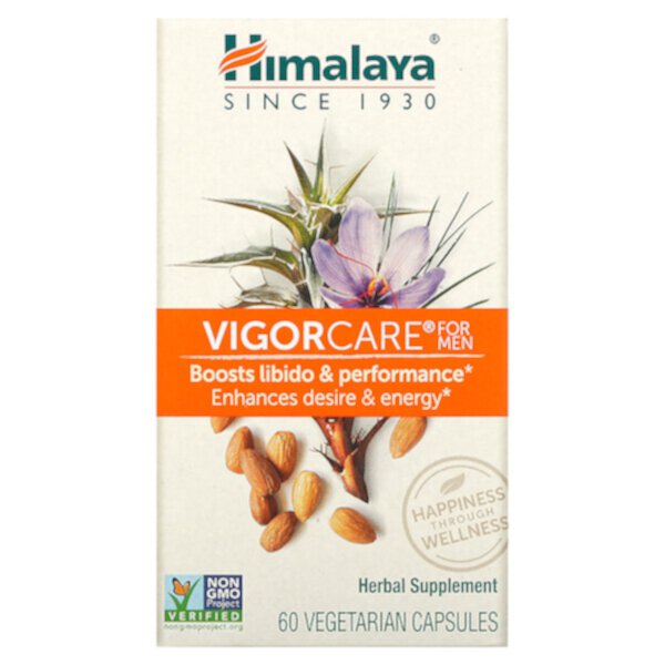 VigorCare для мужчин - 60 вегетарианских капсул - Himalaya Himalaya