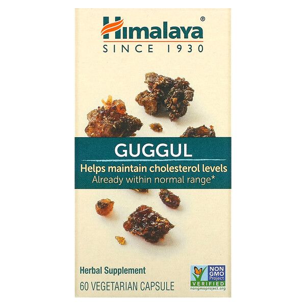 Гуггул - 60 вегетарианских капсул - Himalaya Himalaya