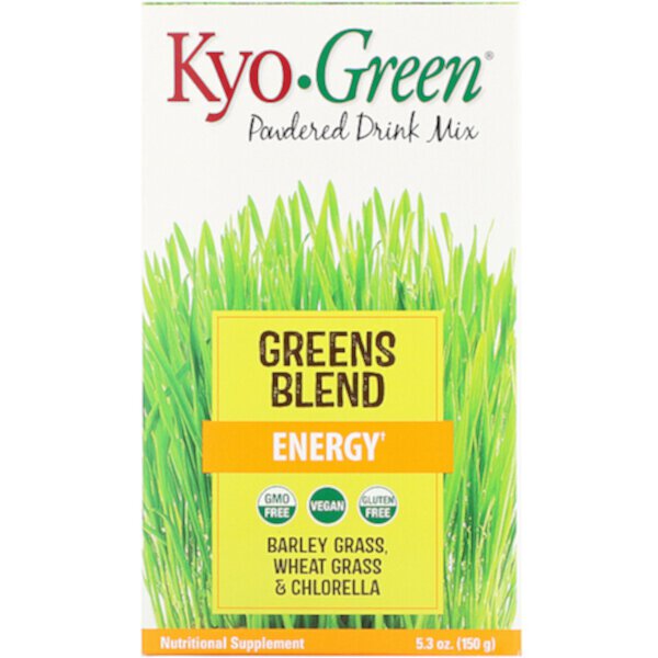 Kyo-Green Порошковая смесь для напитков, 5,3 унции (150 г) Kyolic