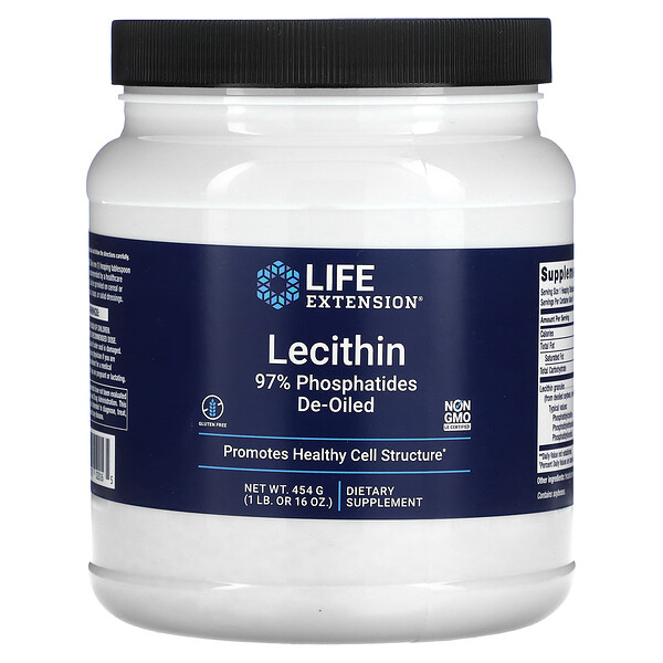 Лецитин, 16 унций (454 г) Life Extension