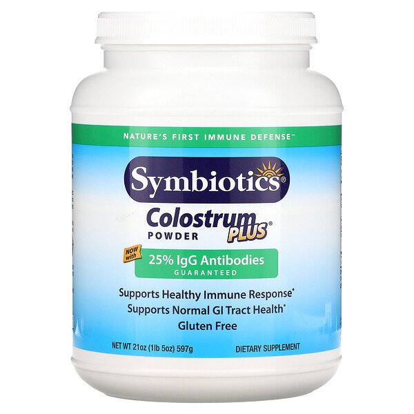 Colostrum Plus, порошок, 1,3 фунта (597 г) Symbiotics