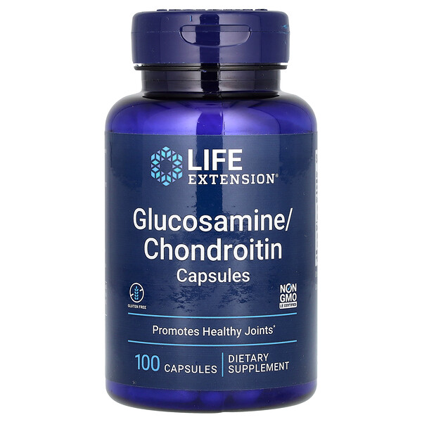 Глюкозамин/Хондроитин - 100 капсул - Life Extension Life Extension