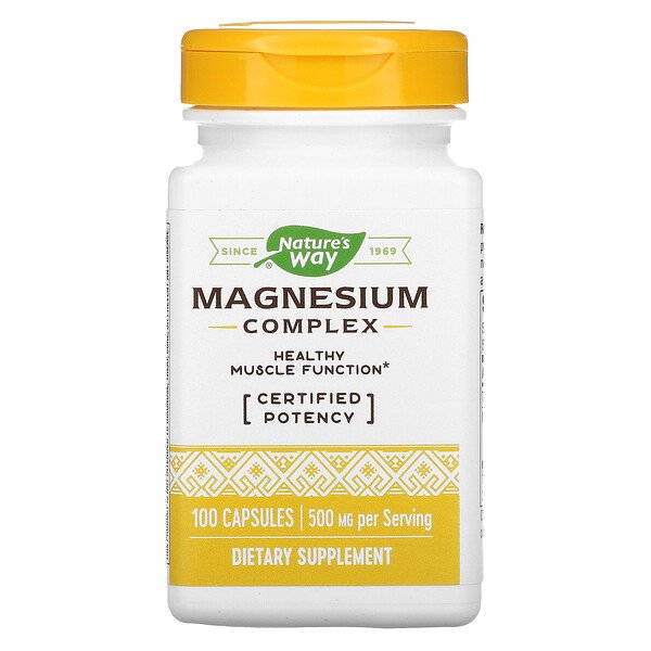 Комплекс магния, 250 мг, 100 капсул Nature's Way