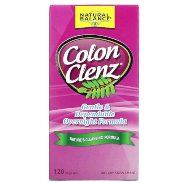 Colon Clenz, 120 растительных капсул Natural Balance