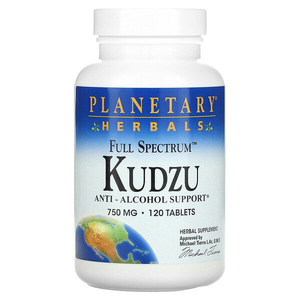 Полный Спектр Кудзу - 750 мг - 120 таблеток - Planetary Herbals Planetary Herbals