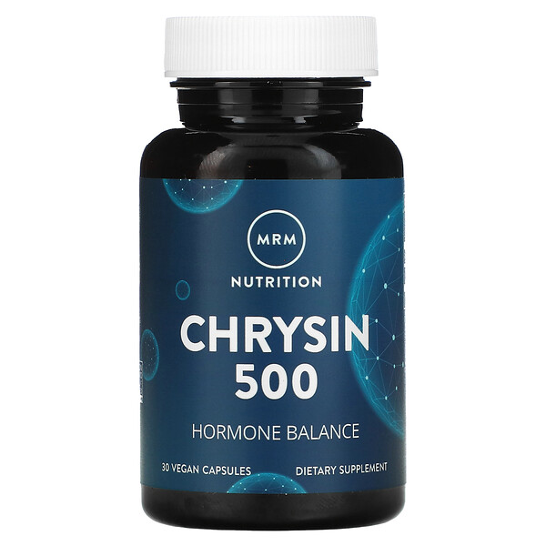 Nutrition, Chrysin 500, 30 веганских капсул MRM