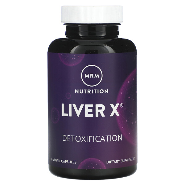 Nutrition, Liver X, 60 веганских капсул MRM