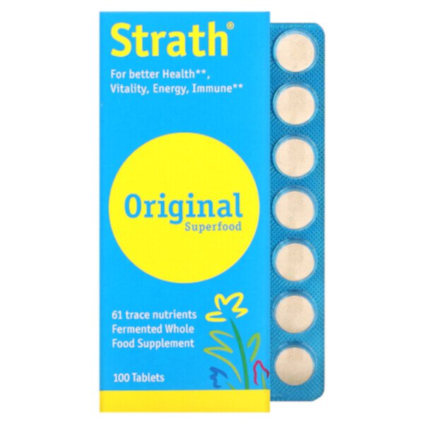 Strath, Оригинальный суперпродукт, 100 таблеток Bio-Strath