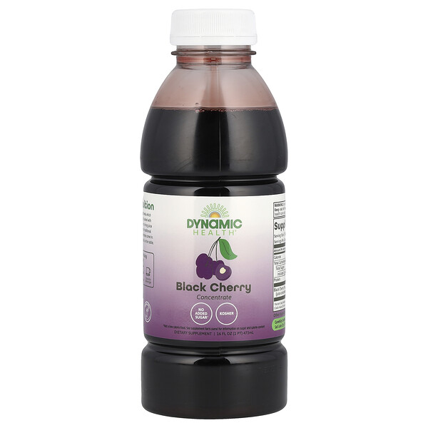 Black Cherry Concentrate, 16 fl oz (Жидкие унции) (473 ml) Dynamic Health