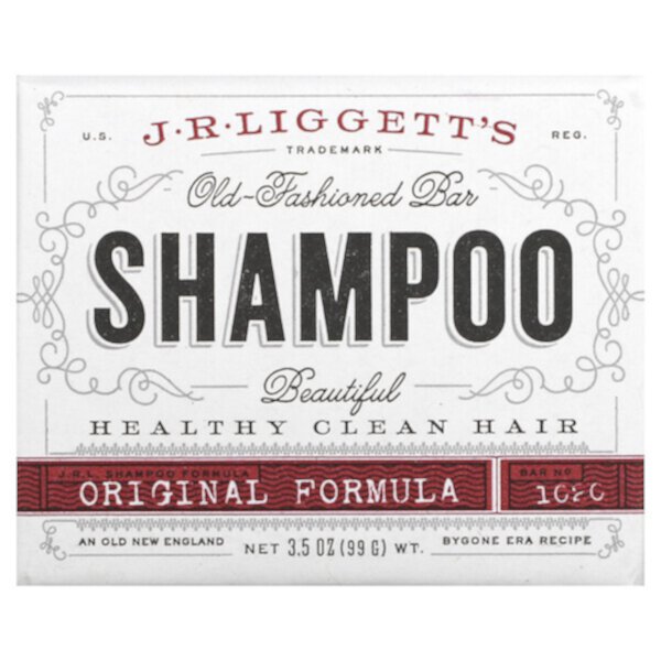 Old Fashioned Shampoo Bar, оригинальная формула, 3,5 унции (99 г) J.R. Liggett's