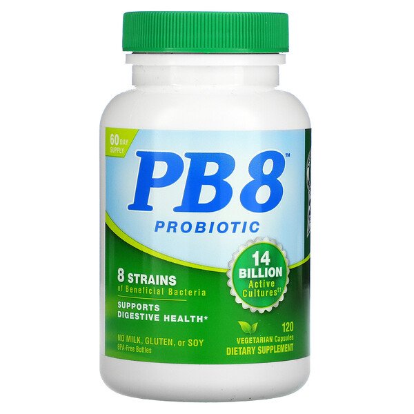 PB 8 Пробиотик - 120 вегетарианских капсул - Nutrition Now Nutrition Now