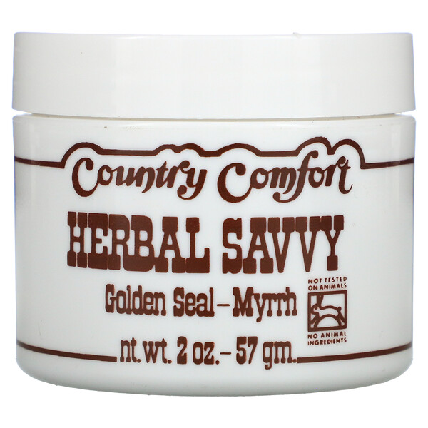 Herbal Savvy, Golden Seal-Myrrh, 2 унции (57 г) Country Comfort