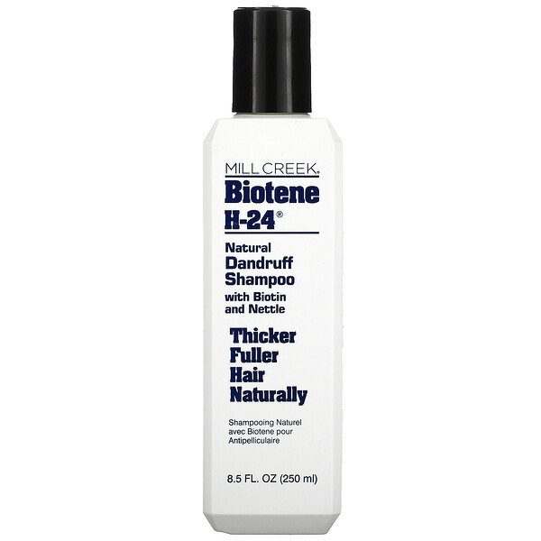 Натуральный шампунь от перхоти, с биотином и крапивой, 8,5 жидких унций (250 мл) Biotene H-24