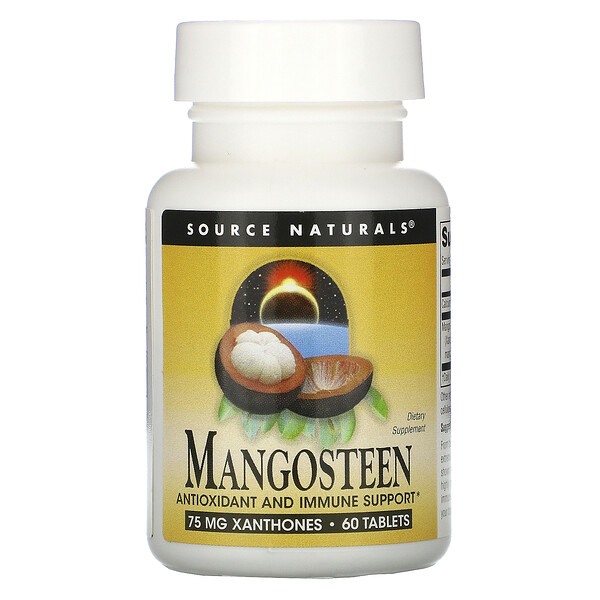 Мангостин, 60 таблеток Source Naturals