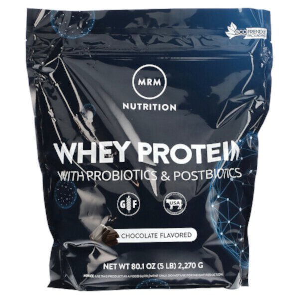 Сывороточный протеин с Пробиотиками и Послебиотиками, Шоколад, 2,27 кг - MRM MRM