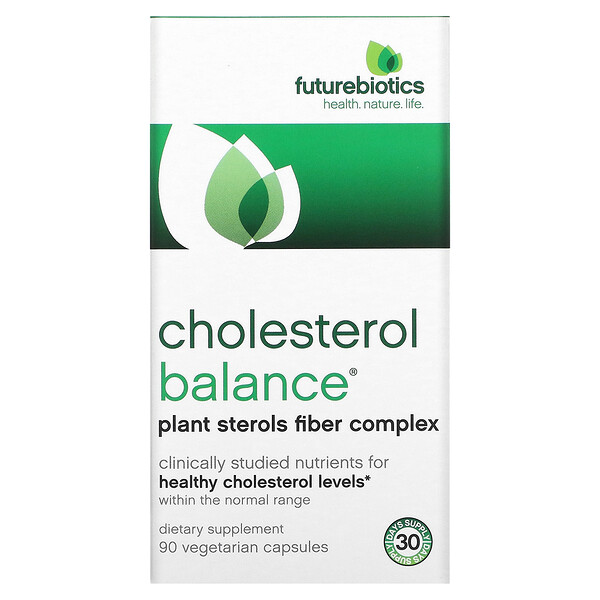 Cholesterol Balance, 90 вегетарианских капсул FutureBiotics