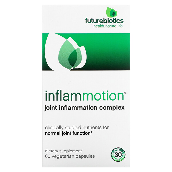 InflamMotion, Комплекс против воспаления суставов - 60 вегетарианских капсул - FutureBiotics FutureBiotics