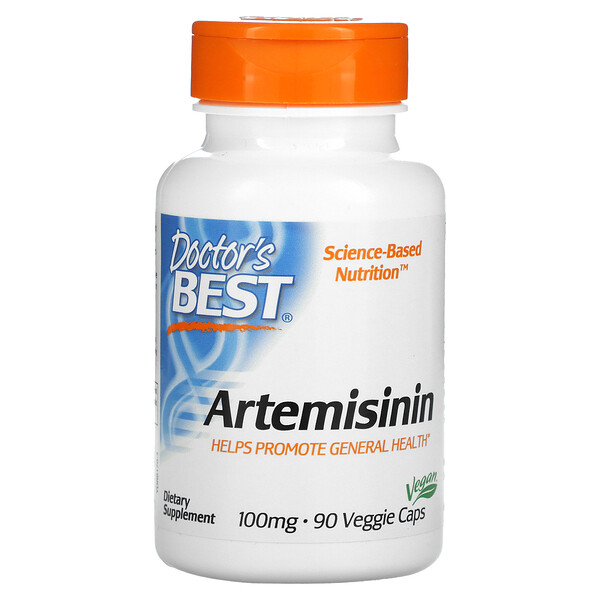 Артемизинин, 100 мг, 90 растительных капсул Doctor's Best