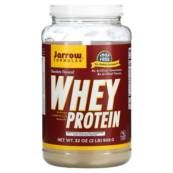 Сывороточный протеин, шоколад, 2 фунта (908 г) Jarrow Formulas
