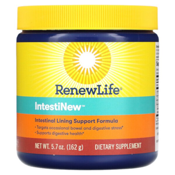 IntestiNew, Формула поддержки слизистой оболочки кишечника, 5,7 унции (162 г) Renew Life