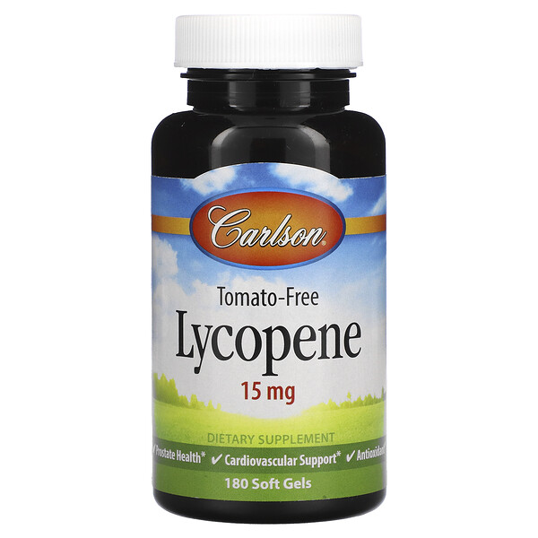 Ликопин - 15 мг - 180 мягких капсул - Carlson Carlson
