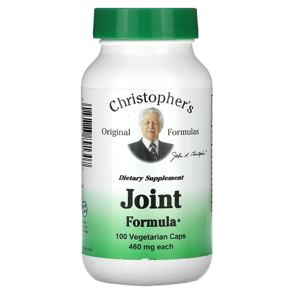 Joint Formula, 460 мг, 100 вегетарианских капсул Christopher's