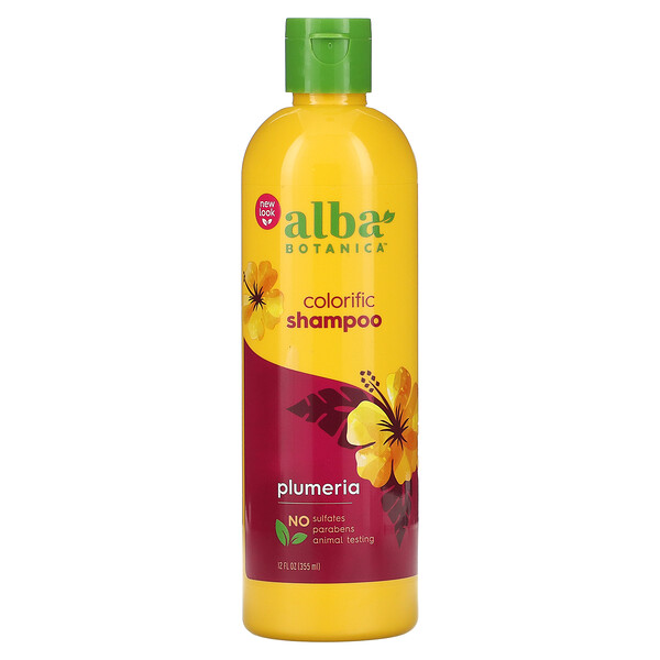 Colorific Shampoo, Плюмерия, 12 жидких унций (355 мл) Alba