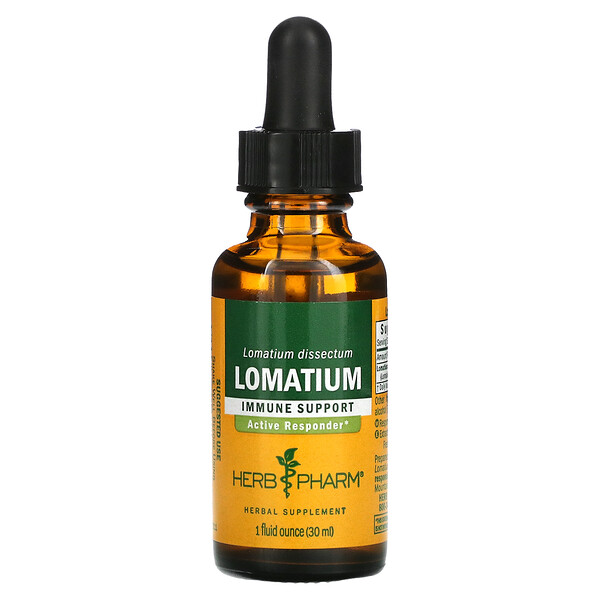 Ломатиум, 1 жидкая унция (30 мл) Herb Pharm