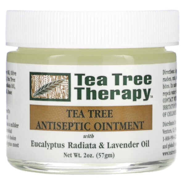 Антисептическая мазь чайного дерева, 2 унции (57 г) Tea Tree Therapy