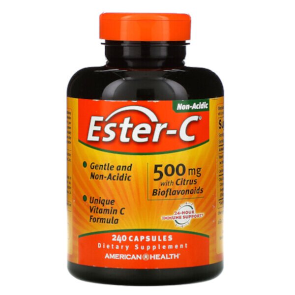 Ester-C с цитрусовыми биофлавоноидами, 500 мг, 240 капсул American Health