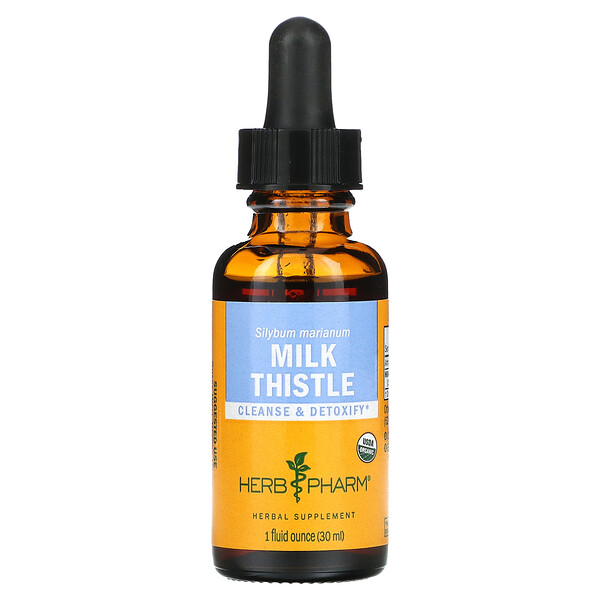 Milk Thistle, 1 fl oz (Жидкие унции) (30 ml) Herb Pharm