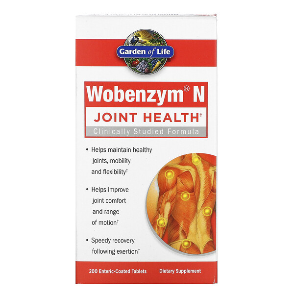 Joint Health, 200 таблеток с кишечнорастворимой оболочкой Wobenzym N
