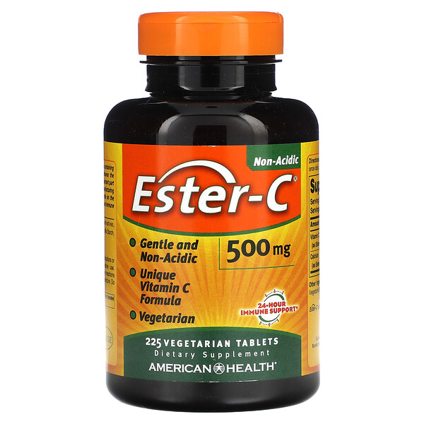 Эстер-C, 500 мг, 225 вегетарианских таблеток American Health