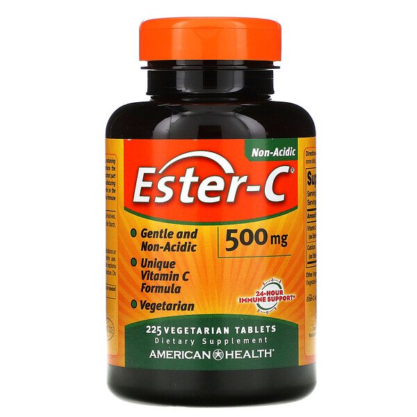 Эстер-C, 500 мг, 225 вегетарианских таблеток American Health
