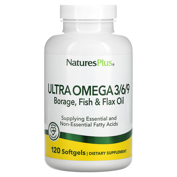 Ultra Omega 3/6/9 - 120 капсул - NaturesPlus NaturesPlus