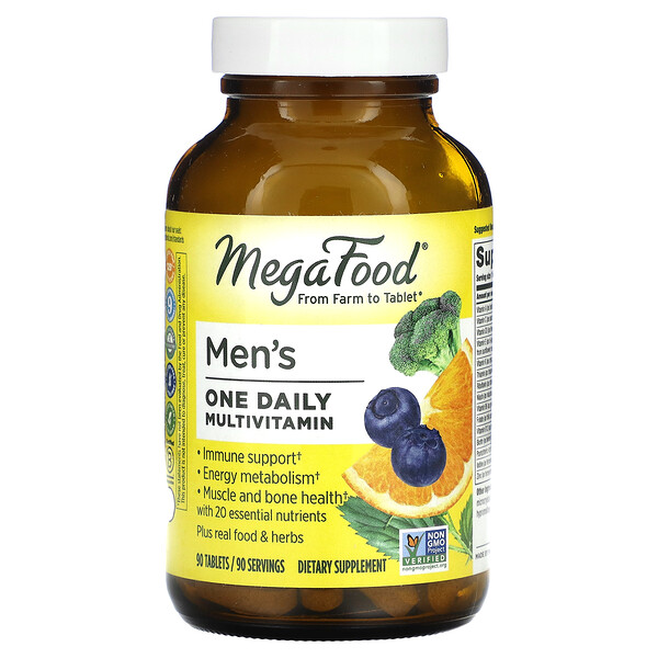 Мужской мультивитамин на каждый день - 90 таблеток - MegaFood MegaFood
