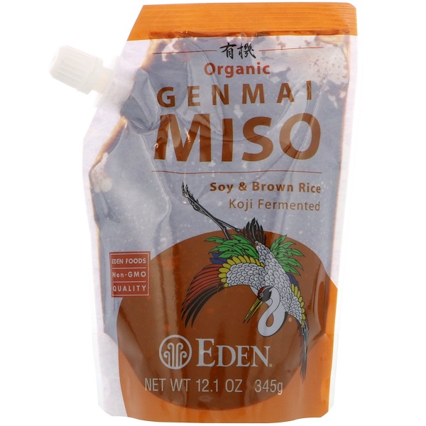 Organic, Genmai Miso, 12,1 унции (345 г) Eden Foods