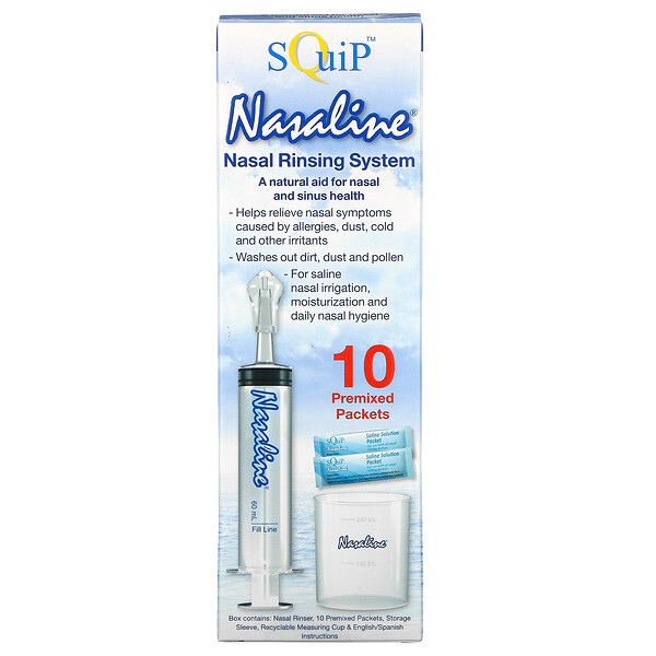 Nasaline, Система для промывания носа, 1 комплект Squip