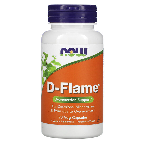 D-Flame - 90 растительных капсул - NOW Foods NOW Foods