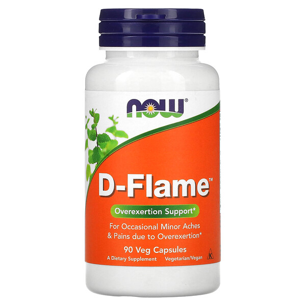 D-Flame - 90 растительных капсул - NOW Foods NOW Foods