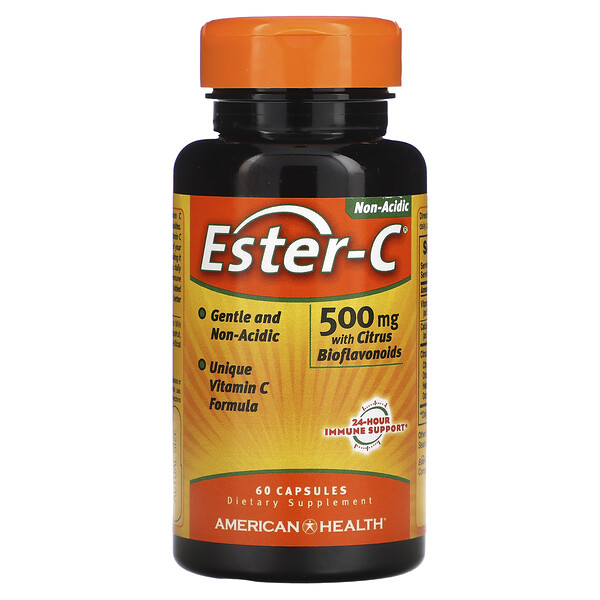Эстер-C, 500 мг, 60 капсул American Health