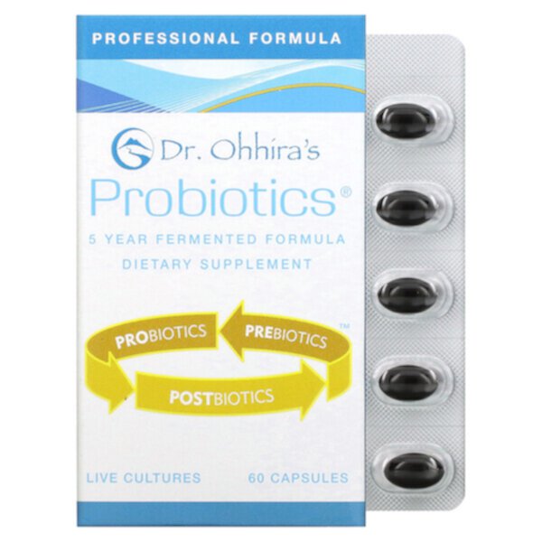 Пробиотики, профессиональная формула, 60 капсул Dr. Ohhira's