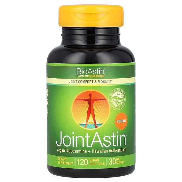 BioAstin®, Hawaiian Astaxanthin, JointAstin™, 120 Vegan Soft Gels (Мягкие капсулы) Nutrex Hawaii