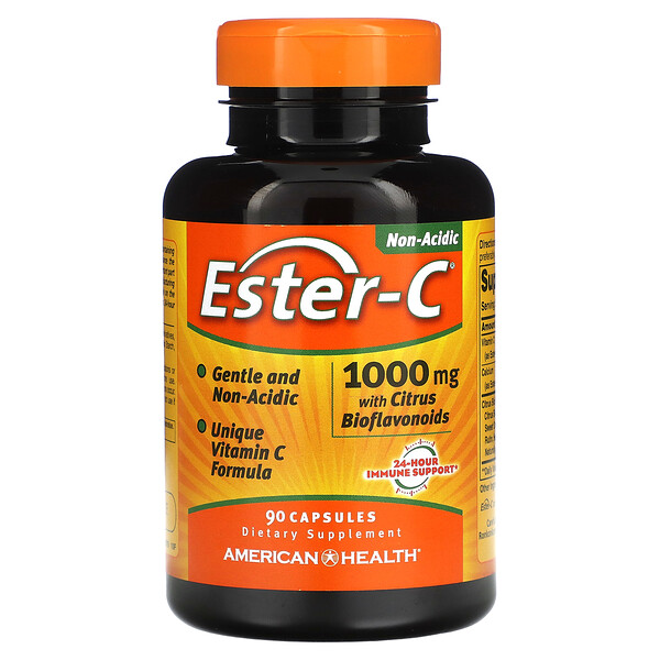 Ester-C with Citrus Bioflavonoids, 1,000 mg, 90 Capsules (Капсулы) American Health