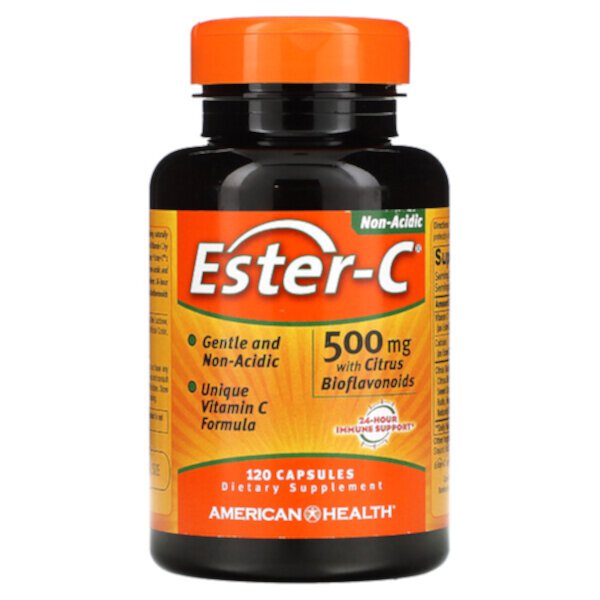 Ester-C с цитрусовыми биофлавоноидами, 500 мг, 120 капсул American Health