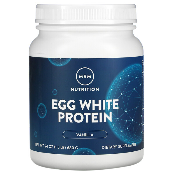 Протеин яичного белка, ванильный, 1,5 фунта (680 г) MRM