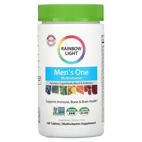 Мультивитамины One для мужчин, 150 таблеток Rainbow Light