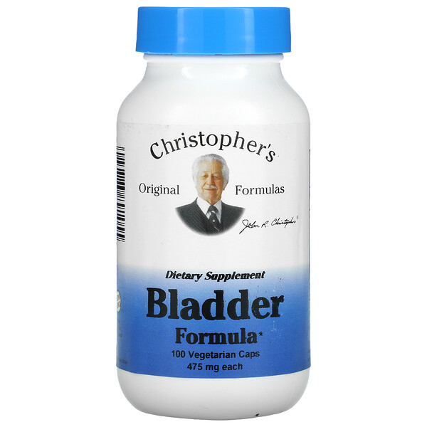Bladder Formula, 475 мг, 100 вегетарианских капсул Christopher's Original Formulas