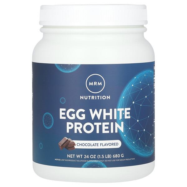 Egg White Protein, Chocolate, 1.5 lbs (680 g) MRM