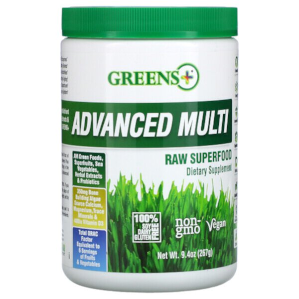 Advanced Multi Raw Superfood, 9,4 унции (267 г) Greens Plus